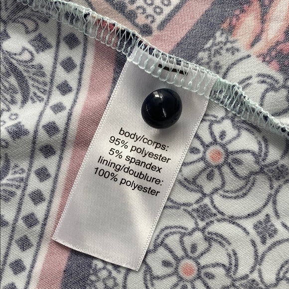 Maurices NWOT Blue and Orange Halter Sundress Mini - Picture 9 of 13